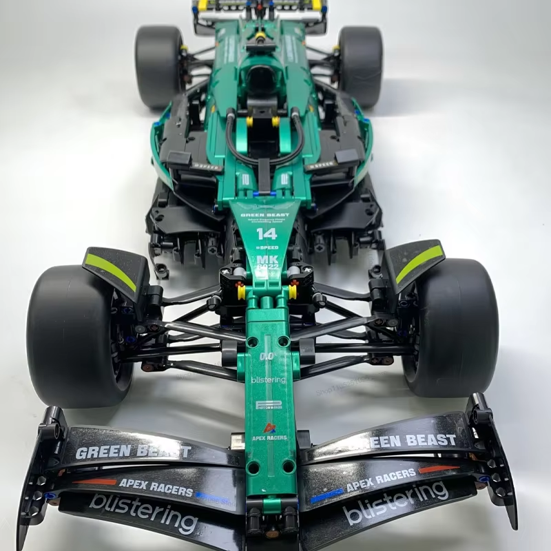 Friene MK6022 1912PCS 18 New Technic Martin Aramco AMR25 Building Blocks MOC Sports Car DIY Assembly Model Set Toy Gifts for Boy Decor
