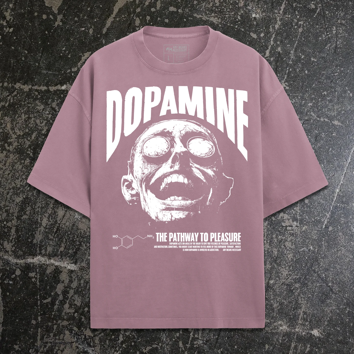 Dopamine T-Shirt Washed Plum