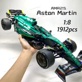 Friene MK6022 1912PCS 18 New Technic Martin Aramco AMR25 Building Blocks MOC Sports Car DIY Assembly Model Set Toy Gifts for Boy Decor